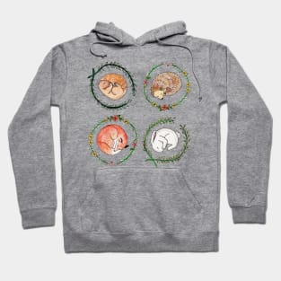 Hygge Forest Animals Hoodie